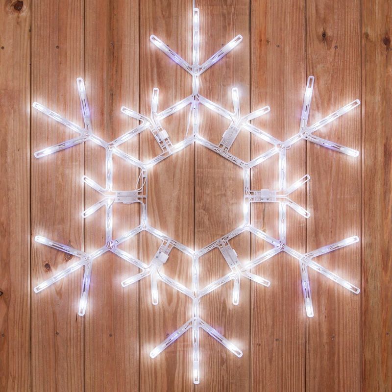 Photo 1 of ****STOCK IMAGE FOR SAMPLE****
Folding LED Folding Snowflake Christmas Decoration, Cool White Lights