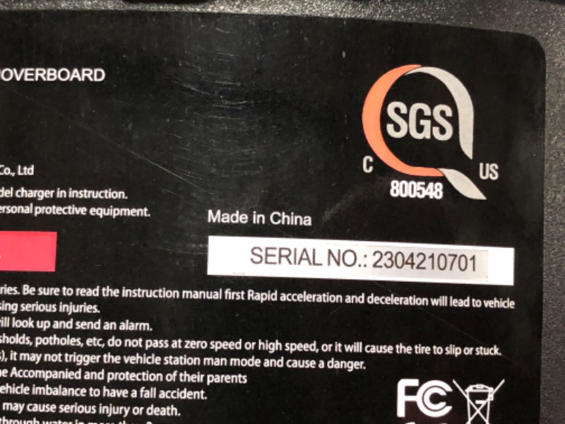 Photo 4 of ***NOT FUNCITONAL - ONE OF THE SIDES DOESN'T WORK - SCRATCHED AND SCUFFED***
Gyroor Warrior G2 8.5 inch All Terrain Off Road Hoverboard with Bluetooth Speakers and LED Lights, UL2272 Certified