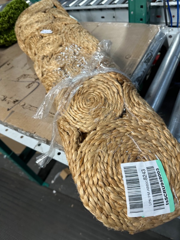 Photo 2 of **STOCK PHOTO FOR REFERENCE ONLY**REFER TO PICTURES**
 Handwoven 3ft Jute Area Rug Natural Fiber Round Rug