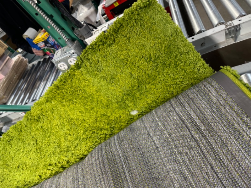 Photo 1 of Ophanie Green Rugs for Living Room 5x8, Grass Shag Fluffy Large Fuzzy Plush Soft Carpets, Floor Shaggy Area Rugs 