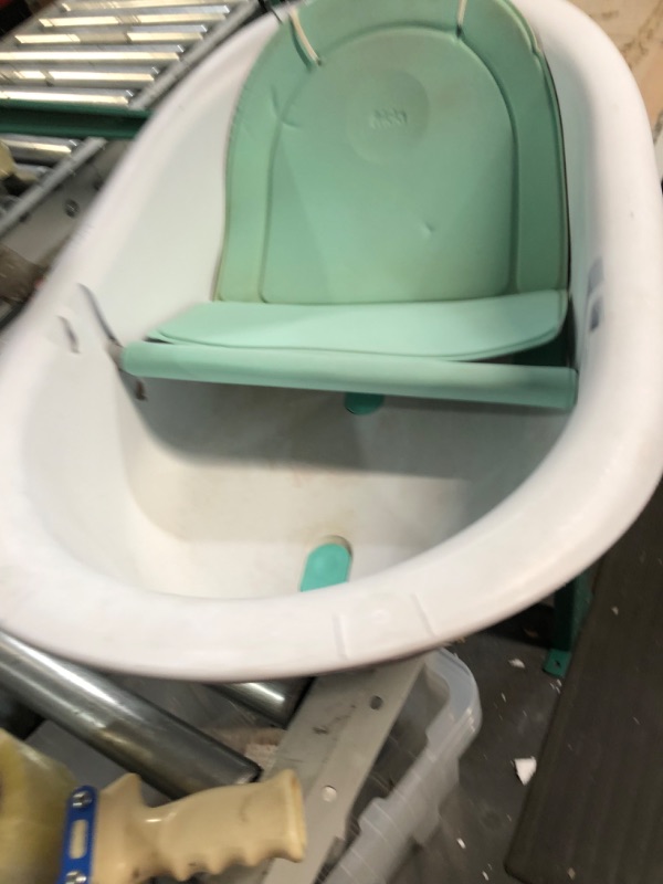 Photo 3 of 4-in-1 Grow-with-Me Bath Tub by Frida Baby Transforms Infant Bathtub to Toddler Bath Seat with Backrest for Assisted Sitting in Tub