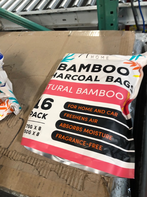 Photo 1 of (16 Pack) Bamboo Charcoal Air Purifying Bag - Charcoal Bags Odor Absorber, for Car, Home & Shoes - Activated Charcoal 