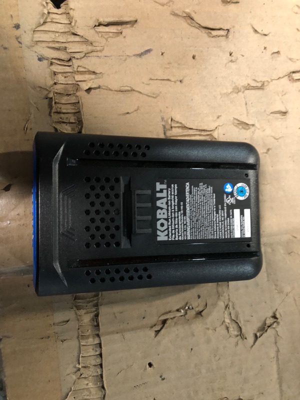 Photo 3 of Kobalt 40-Volt 4-Amps 4.0ah Rechargeable Lithium Ion (Li-Ion) Cordless Power Equipment Battery