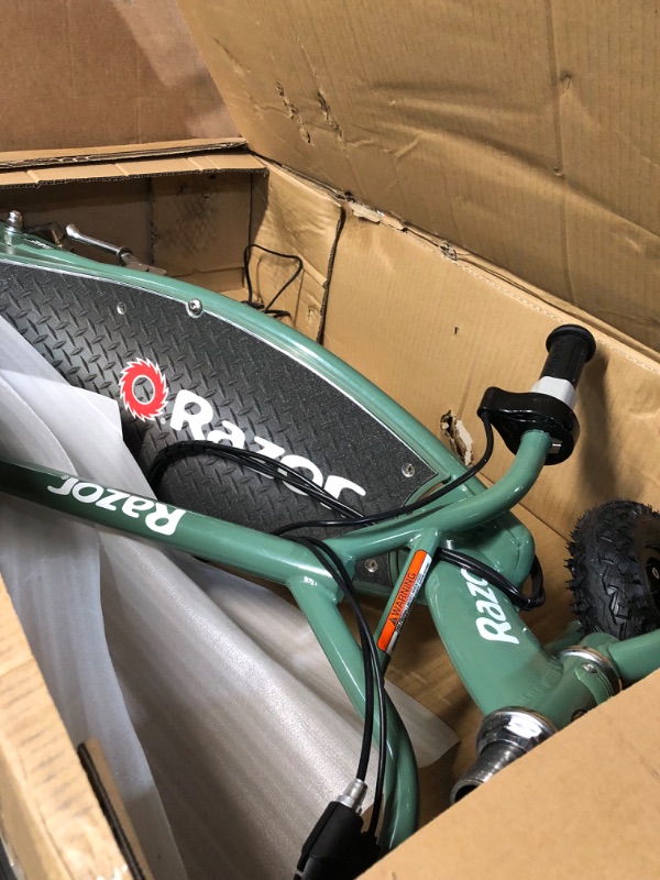 Photo 3 of Razor RX200 Electric Off-Road Scooter , Green, 37 Inch