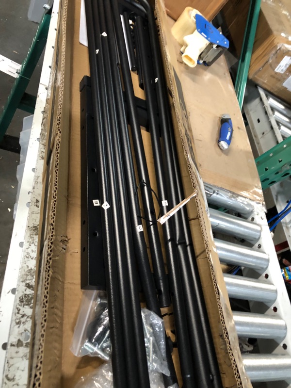 Photo 1 of SONGMICS Double-Rod Clothes Rack with Wheels, Metal Clothing Rack 