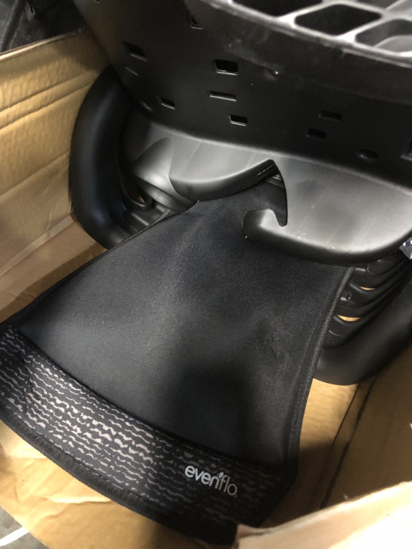 Photo 4 of ***USED - FABRIC COMING OFF***
Evenflo GoTime LX Booster Car Seat (Chardon Black)