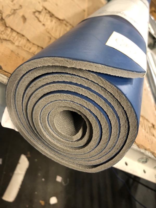 Photo 3 of ***DAMAGED READ NOTES***Gaiam Yoga Mat - Premium 5mm Dry-Grip Thick Non Slip (68" or 78"L x 24" or 26"W x 5mm) Blue