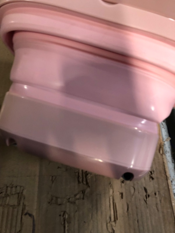 Photo 2 of ***USED - DIRTY - UNABLE TO TEST - NO PACKAGING***
Portable Washing Machine - Foldable Mini Small Portable Washer ,Pink - US