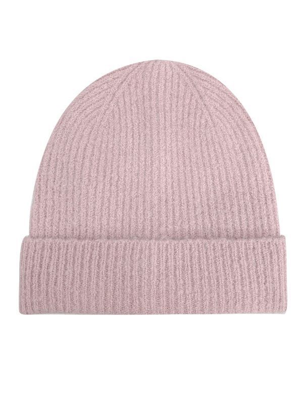 Photo 1 of Moss Rose Womens Warm Soft Rib Knit Beanie Skully for Women Men Winter Cuffed Hats One Size Dark Blush Pink