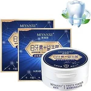 Photo 1 of * SET OF THREE, NO RETURNS * 2pcs Miyanxi Tooth Powder, Miyanxi Teeth Powder,Miyanxi White Tooth Element Probiotics, Miyanxi Tooth Powder Stain Removal,Effectively Clean Teeth