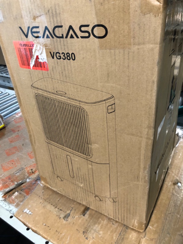 Photo 3 of 30 Pint Dehumidifiers for Home with Drain Hose, VEAGASO 2,500 Sq.Ft Dehumidifier for Basement, Large Room, Bathroom, Three Operation Modes, Intelligent Humidity Control, Dry Clothes, 24HR Timer