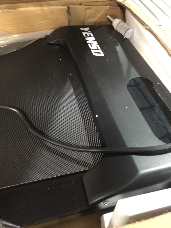 Photo 4 of (READ FULL POST) Yemsd Walking Pad, Under Desk Treadmill 2.25HP, Walking Pad Treadmill for Home Office with LED Display, Remote Controller, 242LBS Weight Capacity Black (READ FULL POST) 