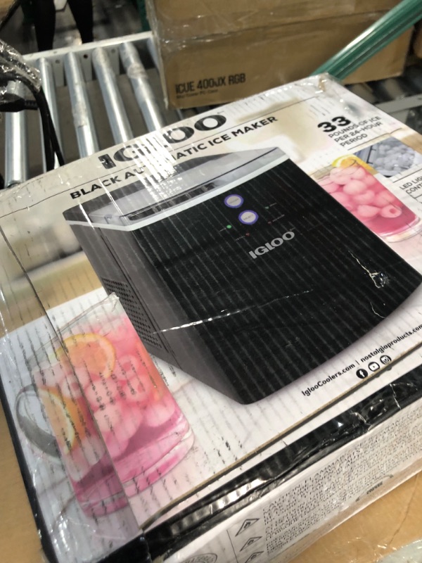 Photo 5 of Igloo Large-Capacity Automatic Portable Electric Countertop Ice Maker Machine, 33 Pounds in 24 Hours & Camco TastePURE Camper/RV Water Filter & Hose Protector | Inline Water Filter Reduces