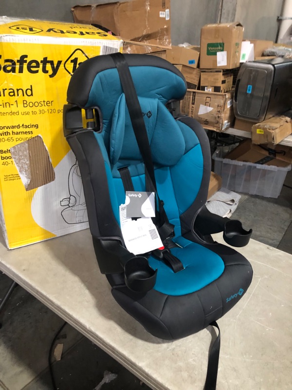 Photo 8 of (READ FULL POST) Safety 1st Grand 2-in-1 Booster Car Seat, Forward-Facing with Harness, 30-65 pounds and Belt-Positioning Booster, 40-120 pounds, Capri Teal