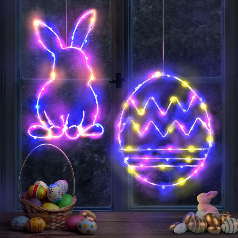 Photo 1 of Easter Decoration Lights for Home Decor, 2 Pack
