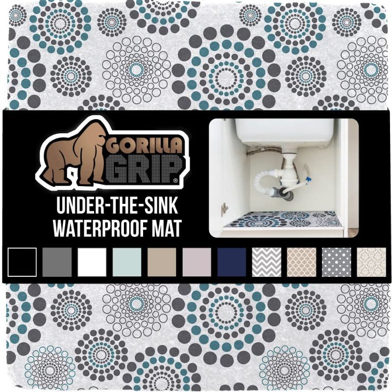 Photo 1 of **BUNDLE PACK OF TWO NON REFUNDABLE **
Gorilla Grip Quick Dry Waterproof Under Sink Mat Liner