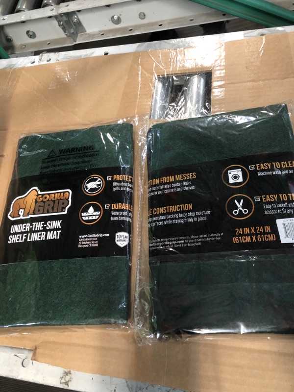 Photo 2 of **BUNDLE PACK OF 2 NON REFUNDABLE**
Gorilla Grip Quick Dry Waterproof Under Sink Mat Liner