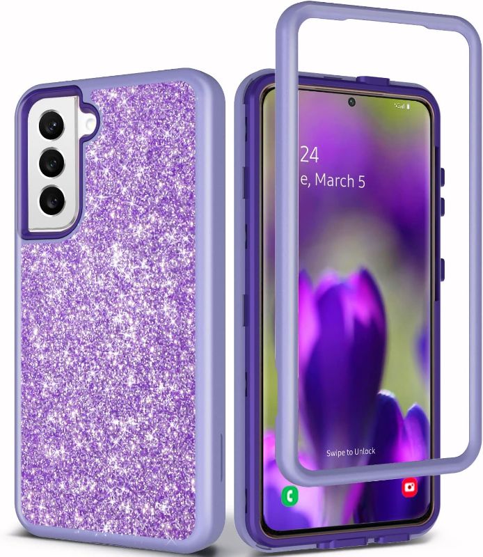 Photo 1 of **BUNDLE PACK OF 2 NON REFUNDABLE**
Coolwee Full Protective Case for Galaxy S22 (Purple)