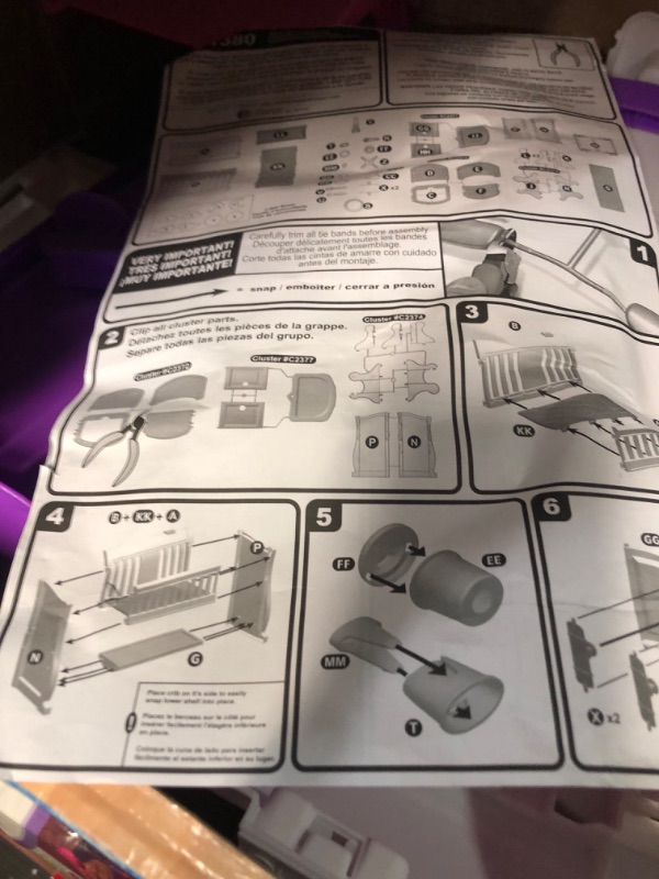 Photo 3 of American Plastic Toys Kids’ My Very Own Nursery Baby Doll Playset, Doll Furniture, Crib, Feeding Station, Learn to Nurture and Care, Durable and BPA-Free Plastic, for Children Ages 2+