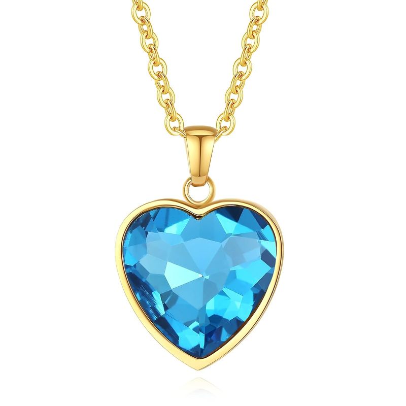 Photo 1 of 
YAMI Love Heart Pendant Necklace for Women,