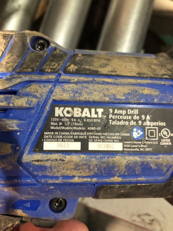 Photo 4 of : Kobalt 9-Amp 1/2-in Keyed Corded Drill
