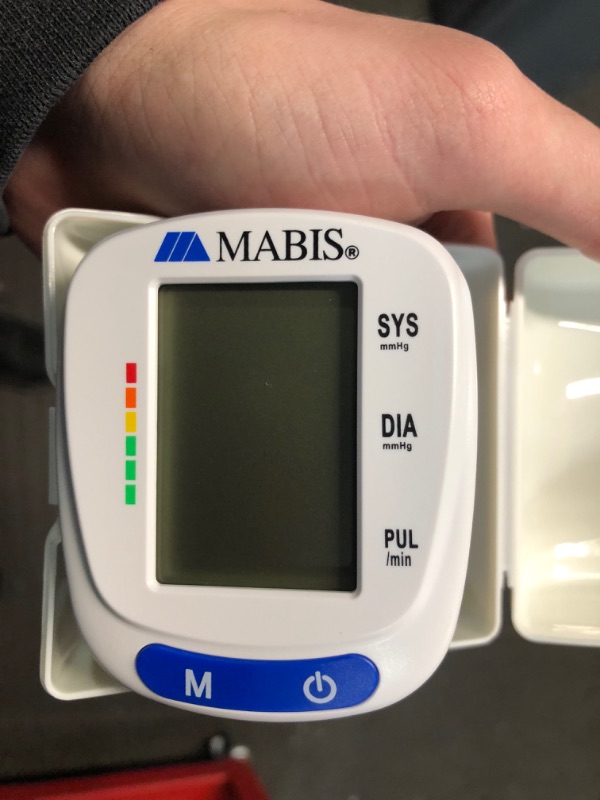 Photo 2 of 2 pack Mabis Digital Premium Wrist Blood Pressure Monitor with Automatic Wrist Cuff that Displays Blood Pressure, Pulse Rate and Irregular Heartbeat, Stores up to 120 Readings Wrist Standard