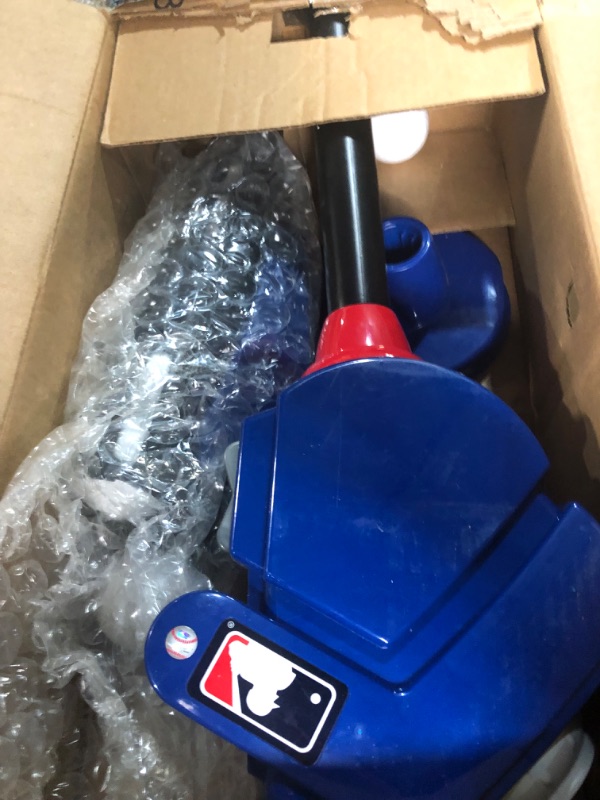 Photo 1 of *SEE NOTES* Franklin Sports Baseball Pitching Machine - Adjustable Baseball Hitting & Fielding Practice Machine For Kids - with 6 Baseballs - Great For Practice,Blue