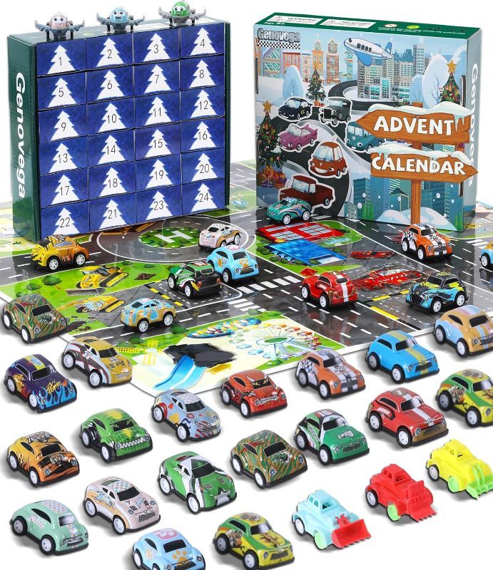 Photo 1 of 2 pack Gifts Cars 24 Toys Boys Car Ideas Collection Children Map Holiday Toy