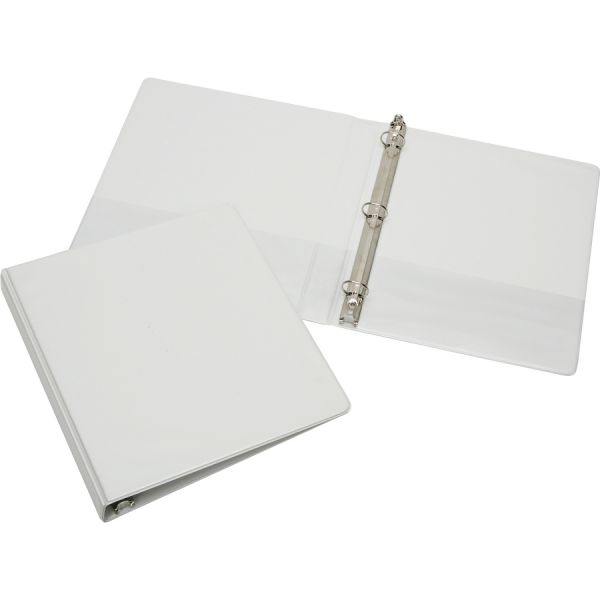 Photo 1 of 4 PACK SKILCRAFT 3 RING 1" WHITE BINDER