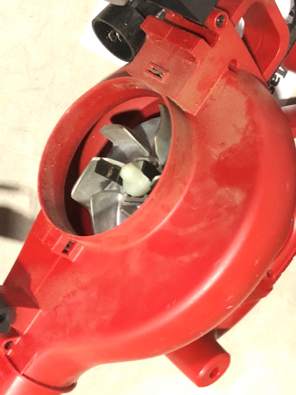 Photo 5 of ***USED - NONFUNCTIONAL - SEE COMMENTS***
LawnMaster Red Edition BV1210 1201 Electric Blower Vacuum Mulcher 12 Amp 2-Speed Adjustment with Metal Impeller