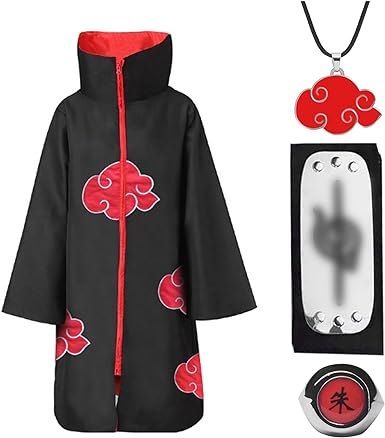 Photo 1 of Kicpot Anime Cloak Unisex Anime Cosplay Costumes Anime Robe Halloween Costume with Headband Ring