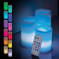 Photo 1 of **LARGE CANDLE IS SHATTERED** 
Enbrighten Basics Color-changing Flickering Candle White LED Night Light