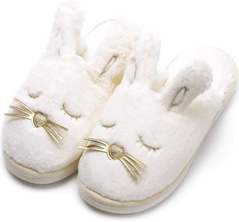 Photo 1 of Caramella Bubble Kids Bunny Plush Slippers