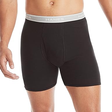 Photo 1 of Hanes Men's Boxer Briefs, Soft and Breathable Cotton Underwear xl