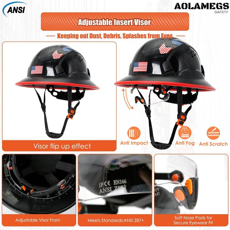 Photo 1 of *SIMILAR TO STOCK* Safe Full Brim Hard Hats Construction OSHA