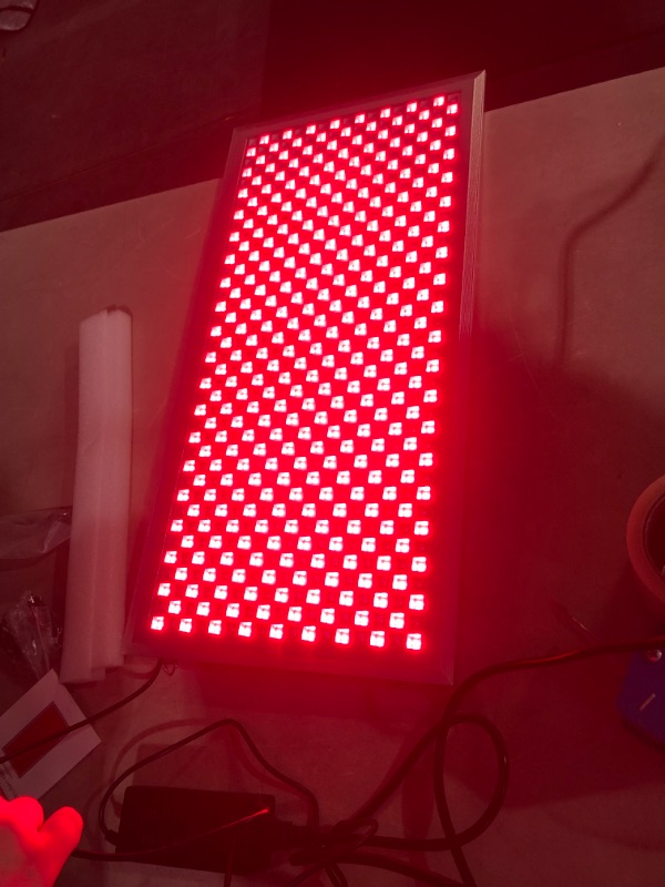 Photo 2 of Allisable Red Light Therapy Panel, Deep Red 660nm and Near Infrared 850nm (646 LEDs)