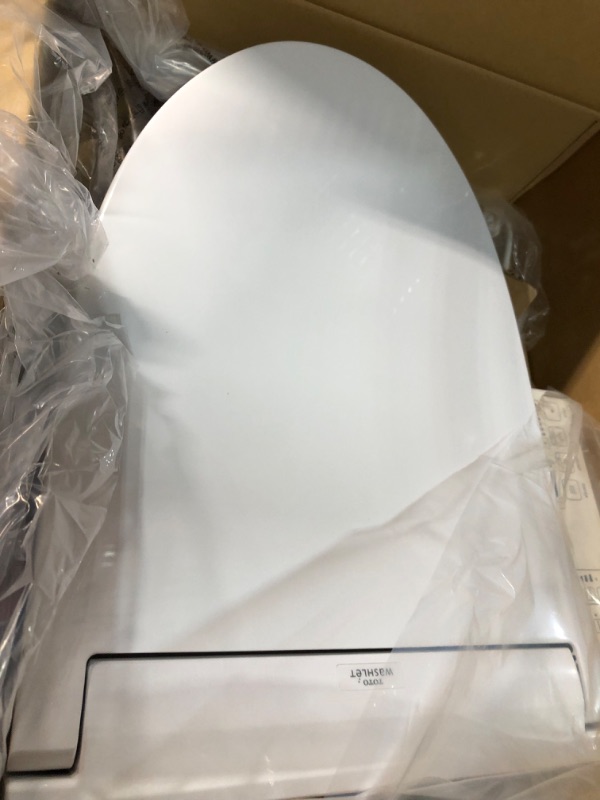 Photo 1 of **PARTS ONLY NO REFUNDS**TOTO SW3074#01 WASHLET C2 Electronic Bidet Toilet Seat with PREMIST and EWATER+ Wand Cleaning, Elongated, Cotton White C2 Elongated Cotton White
