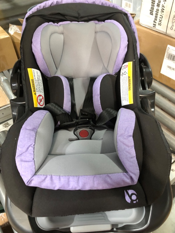 Photo 3 of Baby Trend Secure Snap Tech 35 Infant Car Seat, Lavender Ice 16.5x16.25x28.5 Inch (Pack of 1)