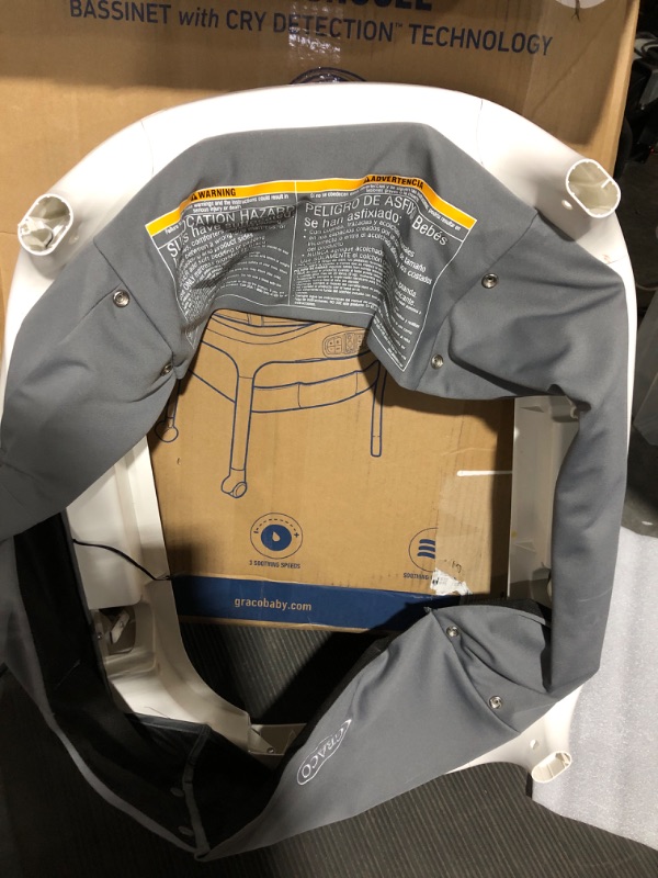 Photo 2 of * importnat * see clerk notes *
Graco Sense2Snooze Bassinet with Cry Detection Technology | Baby Bassinet Detects and Responds to Baby's Cries 