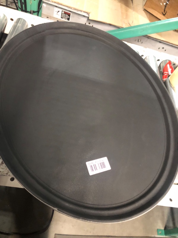 Photo 2 of (READ FULL POST) Winco Easy Hold Oval Tray, 22-Inch by 27-Inch, Black 22" x 27" Oval Black