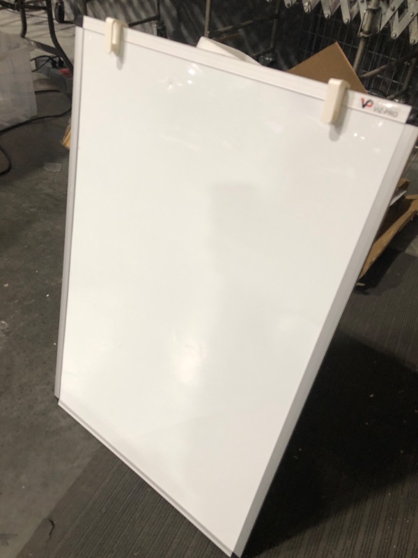 Photo 3 of VIZ-PRO Magnetic Whiteboard Easel/Portable Dry Erase Board, 36 x 24 Inches, with 12-Count Markers