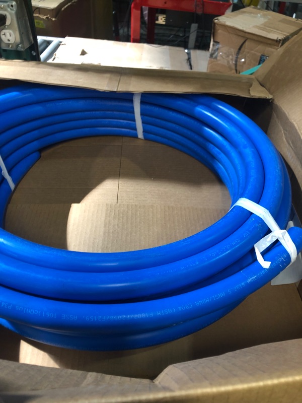 Photo 2 of ***USED***SharkBite 3/4 Inch  Blue PEX-A, PEX Pipe Flexible Water Tubing for Plumbing 100ft