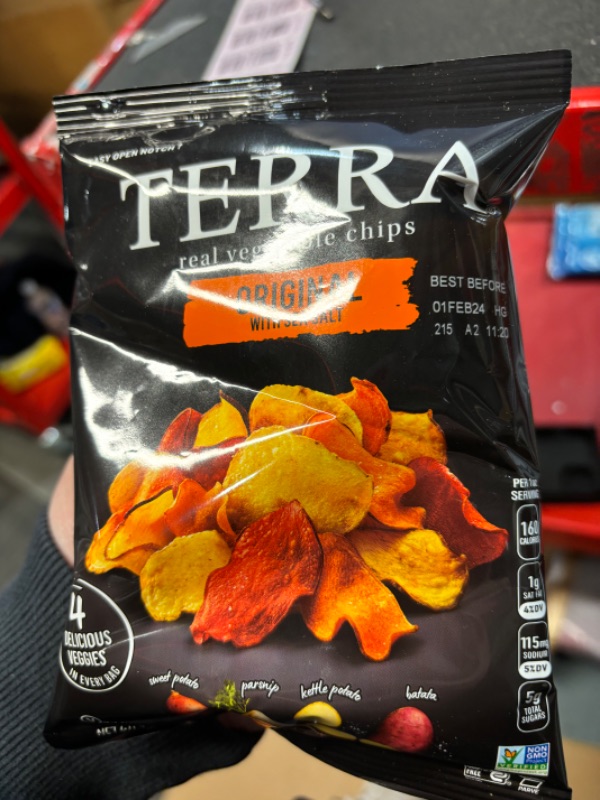 Photo 2 of 
Terra Vegetable Chips with Sea Salt, 6.8 Oz