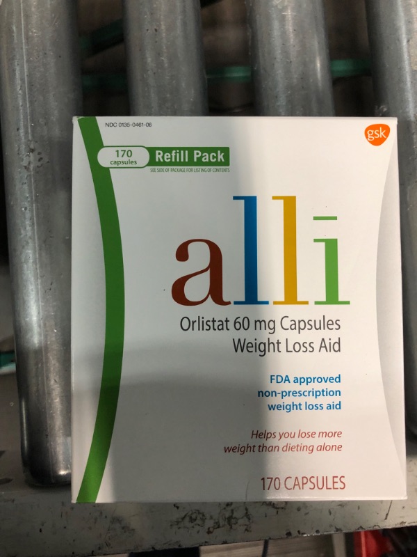 Photo 3 of alli Diet Weight Loss Supplement Pills, Orlistat 60Mg Capsules, 170 Count