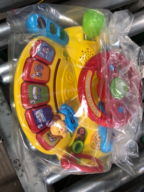 Photo 3 of VTech Turn and Learn Driver (Frustration Free Packaging),Yellow