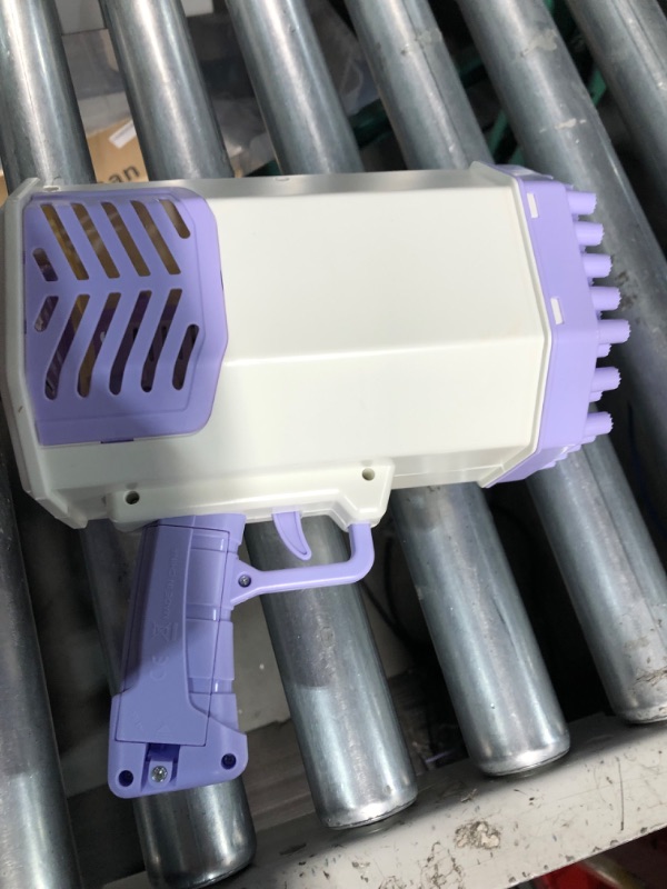 Photo 1 of Bazooka Bubble Gun, Bubble Machine with 2 Batteries, 