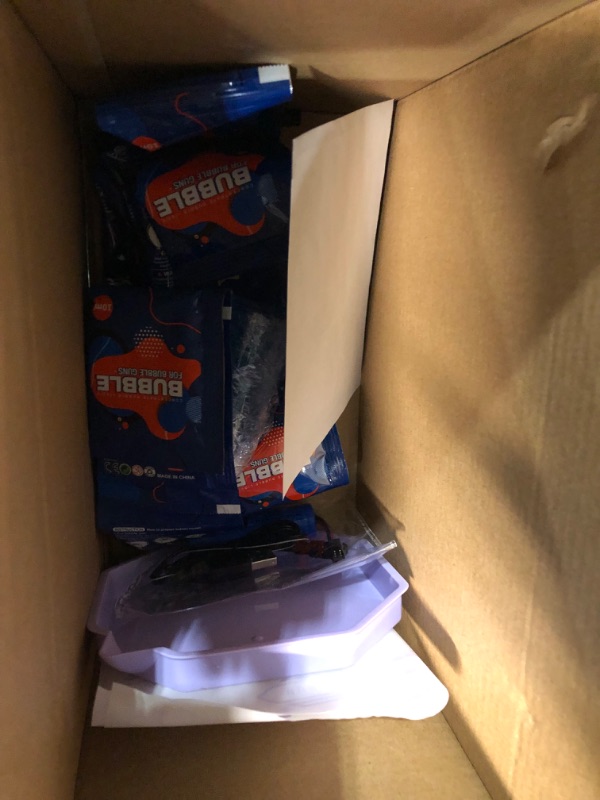 Photo 1 of Bazooka Bubble Gun, Bubble Machine with 2 Batteries, 