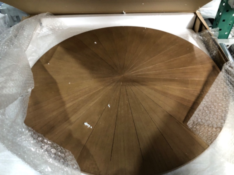 Photo 1 of 3imothrix Round Wood Coffee Table, Coffee Table (Brown)