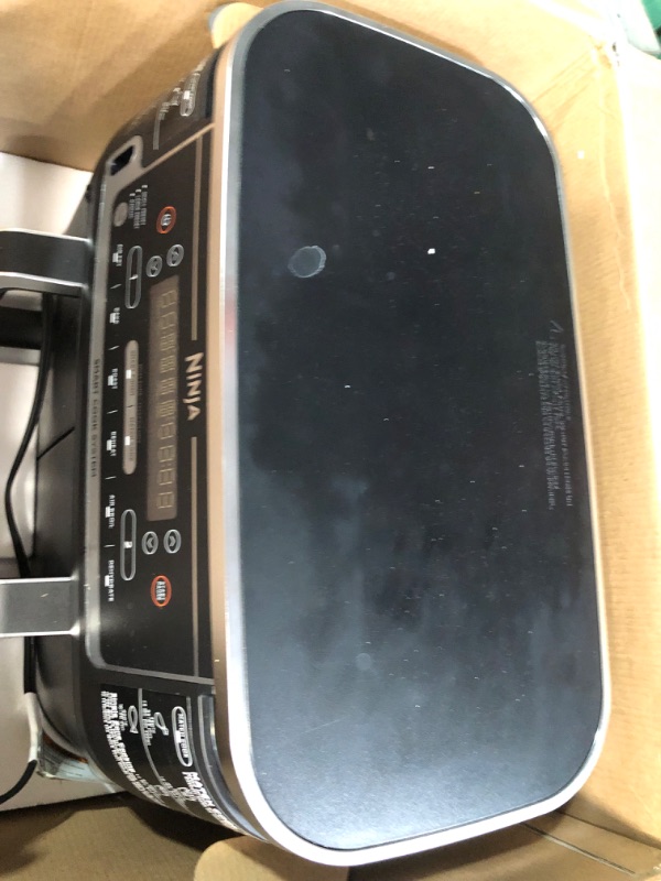 Photo 2 of **NONREFUNDABLE**FOR PARTS OR REPAIR**SEE NOTES**
Ninja DZ550 Foodi 10 Quart 6-in-1 DualZone Smart XL Air Fryer