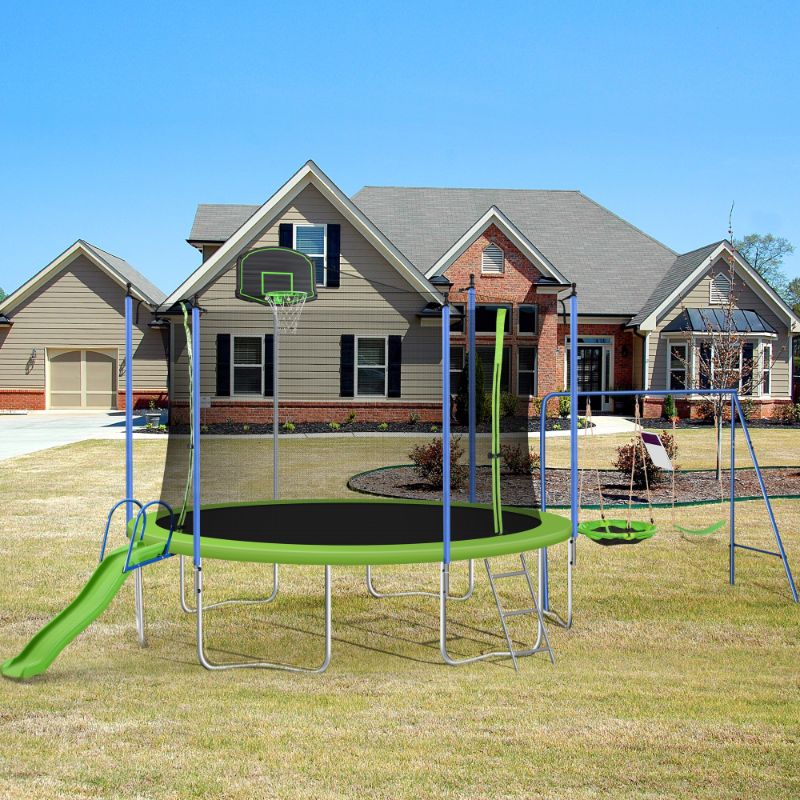 Photo 1 of * important * see clerk notes *
12FT Trampoline SWING SET 